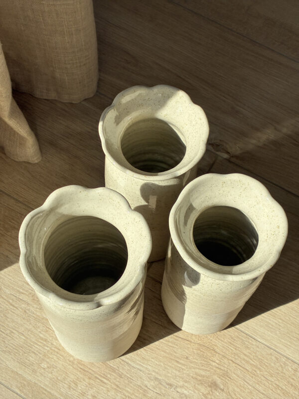 Grand vase pétales
