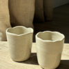 Duo tasse mixte (unie / pyritée)